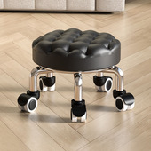 万向轮小凳子家用滑轮矮凳椅子儿童学步矮凳美甲美缝凳小板凳凳子