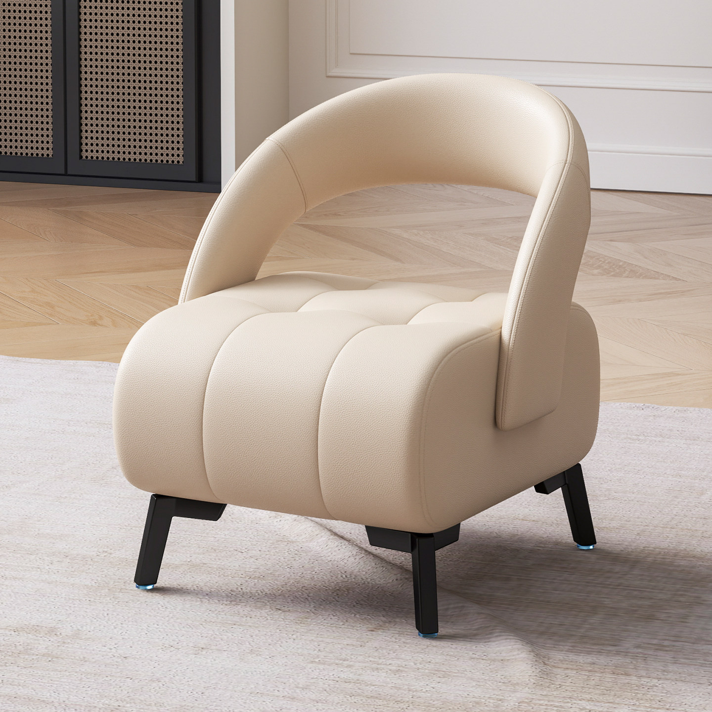 真皮客厅家用高级感靠背小椅子沙发凳换鞋凳轻奢矮凳小凳子小板凳,住宅家具,矮凳,淘宝优惠券,粉丝福利购,淘宝优惠卷