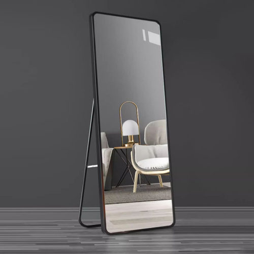 穿衣落地镜子全身镜家用壁挂贴墙网红女生卧室化妆挂墙立体试衣镜