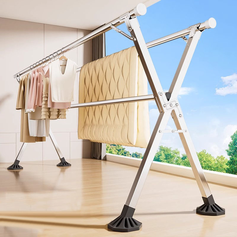 折叠晾衣架落地室内家用阳台