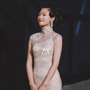 倾城之恋万茜同款新中式蕾丝旗袍女夏季新款高级感气质优雅连衣裙