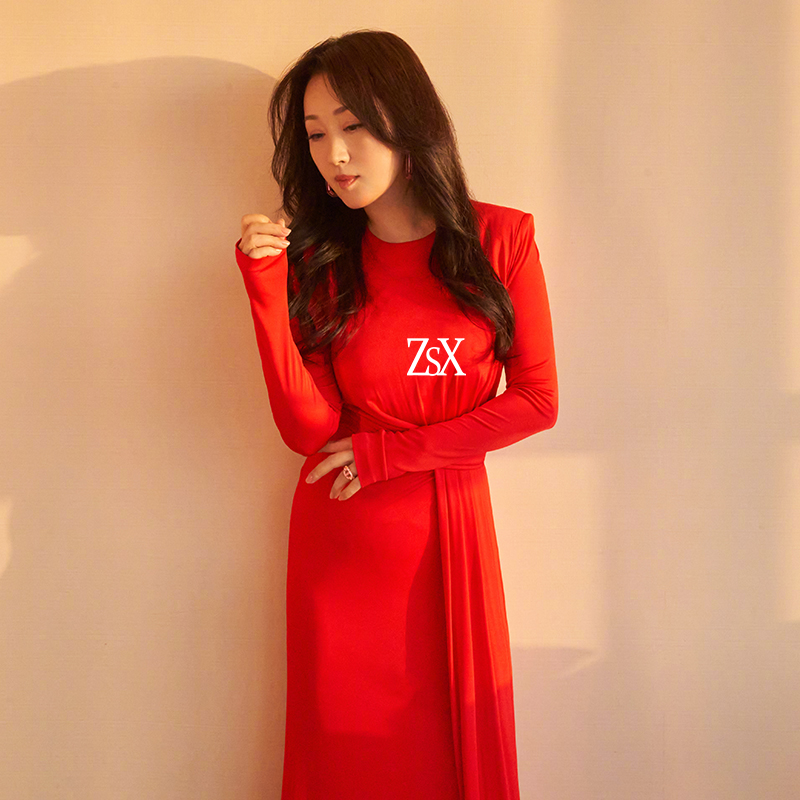 杨钰莹同款气质修身连衣裙