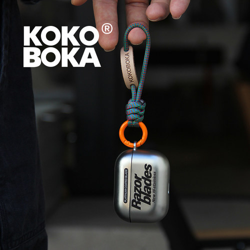 KOKOBOKA撞色手工编织手机挂绳