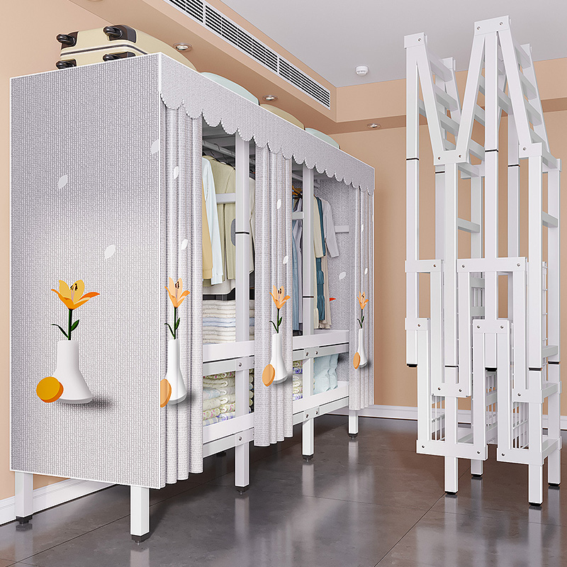 简易折叠免安装布衣柜