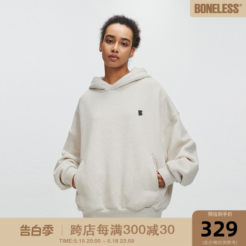 BOXYHoodie廓形基础刺绣