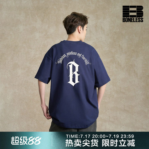 BONELESS美式短袖T恤上衣
