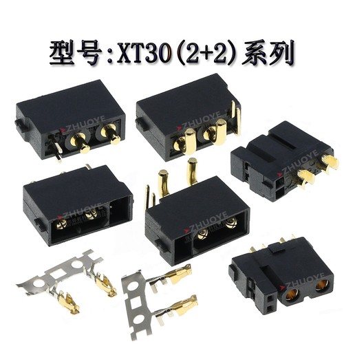 XT30PB/PW(2+2)-F焊线插板