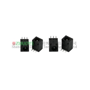 DC003 插脚 10个3.5MM孔径 平头 1.3芯 DC插座 DC电源插座