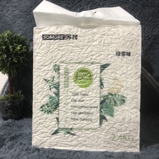 苏茂豆腐猫砂猫用品6L装 2.4公斤食用级抑臭无尘吸水结团可冲厕所