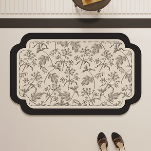 硅藻泥吸水速干脚垫浴室地垫免洗防滑洗手间易打理家用卫生间地毯