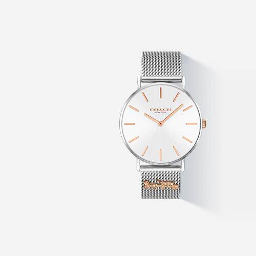 coach蔻驰帕克系列水晶镶嵌女表