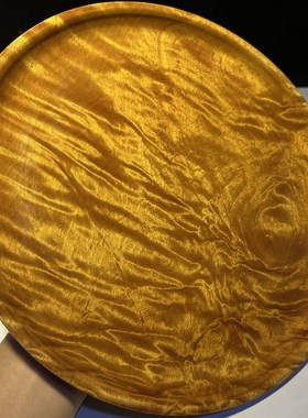 金丝楠木果e盘圆盘实木工艺礼品托盘木制品手工制作礼品家居饰品