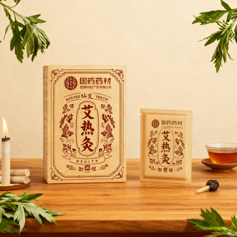 艾灸贴发热艾草颈椎肩颈热敷暖贴宝宝自发热艾热灸官方旗舰店正品