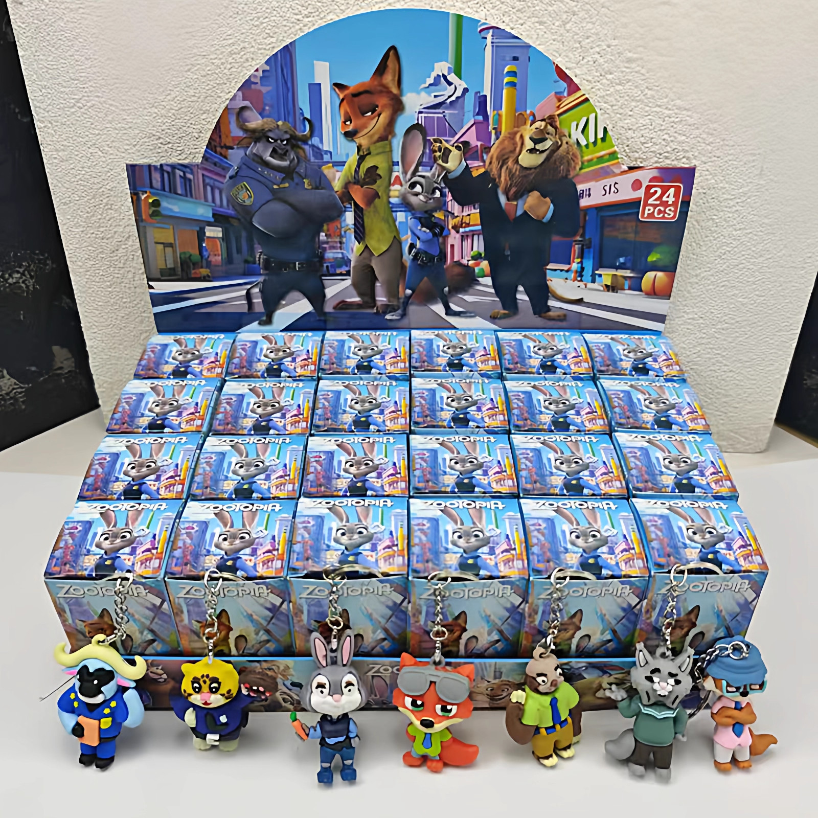 24盒疯狂动物城2盲盒洞洞乐公仔挂件周边男女孩学生奖品儿童礼物,模玩/动漫/周边/娃圈三坑/桌游,潮玩盲盒,淘宝优惠券,粉丝福利购,淘宝优惠卷