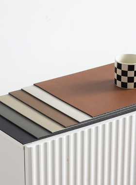 SILVER FROST皮革桌面垫餐边柜垫子防水防油皮革桌垫桌布垫茶几垫