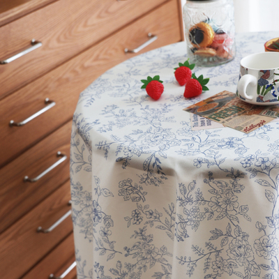 原创花型/清新高级感氛围感桌布