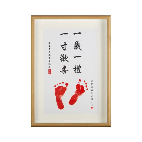 Отпечатки рук и ног, фоторамка, детский сувенир для новорожденных для младенца