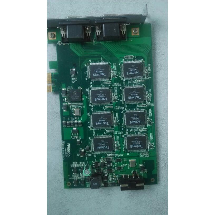 4M11 FP00635高清视频采集卡 PCI-E接口 8个TW6805A芯