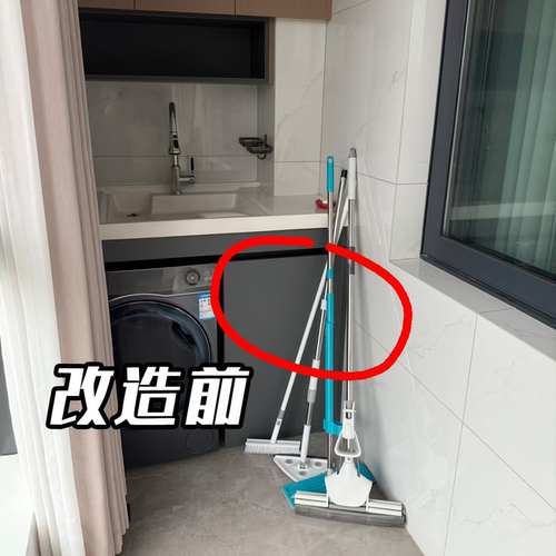 拖把壁挂夹浴室置物架厕所免打孔吸盘墙上收纳架神器微波炉清洁器