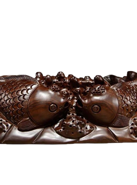 黑檀木烟灰缸摆件工艺品