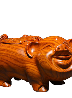 木雕十二生肖家居客厅送礼工艺品