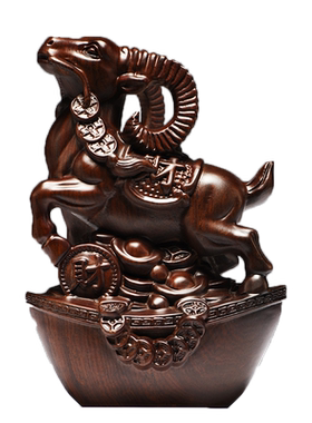 黑檀木生肖家居客厅开业礼品