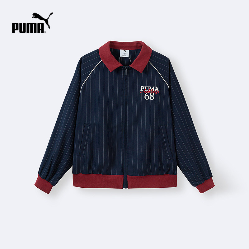 PUMA彪马童装2026秋冬季新款儿童女童便服翻领夹克衫时髦
