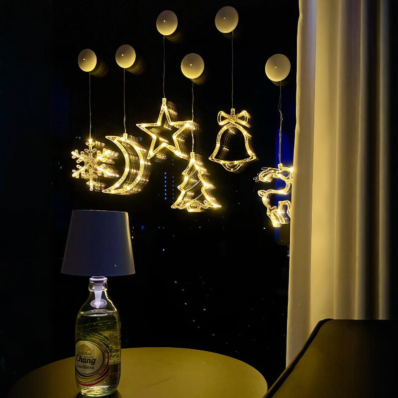 圣诞节发光摆件灯儿童房间卧室布置氛围灯led串灯串树彩灯装饰灯