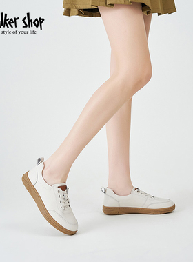 Walker Shop/奥卡索休闲鞋女秋季新款女款时尚平板鞋子厚底百搭鞋