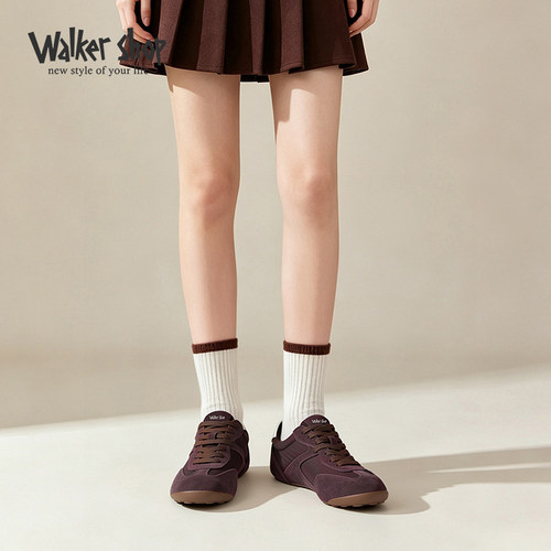 WalkerShop复古德训鞋女百搭