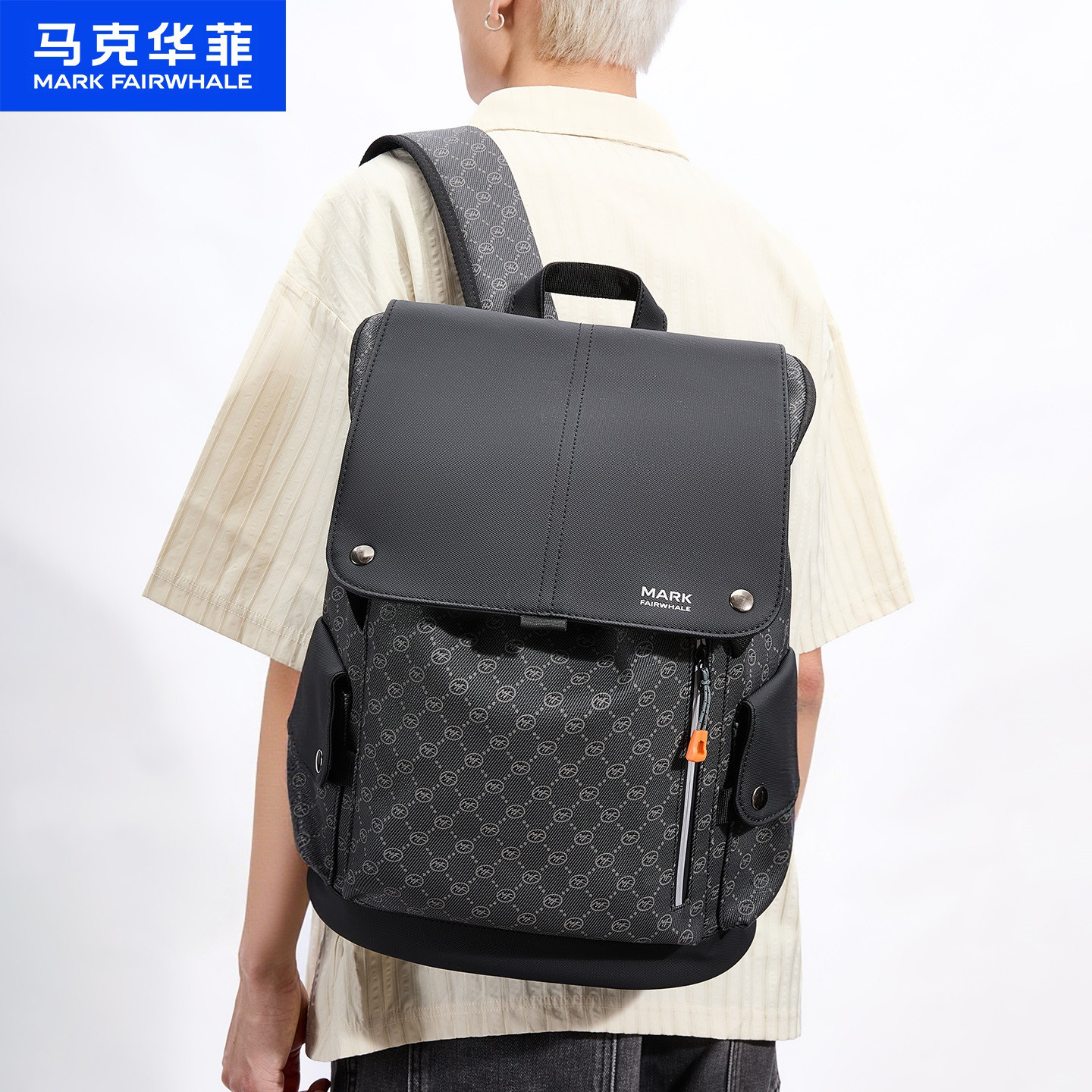 马克华菲新款双肩包女户外休闲大容量背包旅行包男书包通勤电脑包,箱包皮具/热销女包/男包,双肩背包,淘宝优惠券,粉丝福利购,淘宝优惠卷