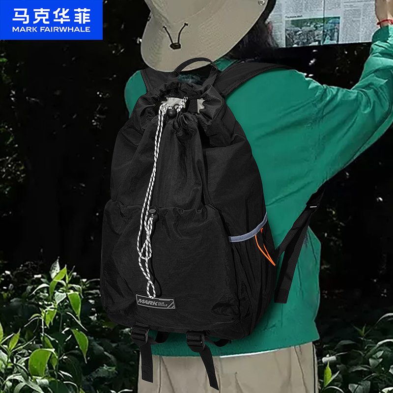 马克华菲双肩包女运动旅行包背包