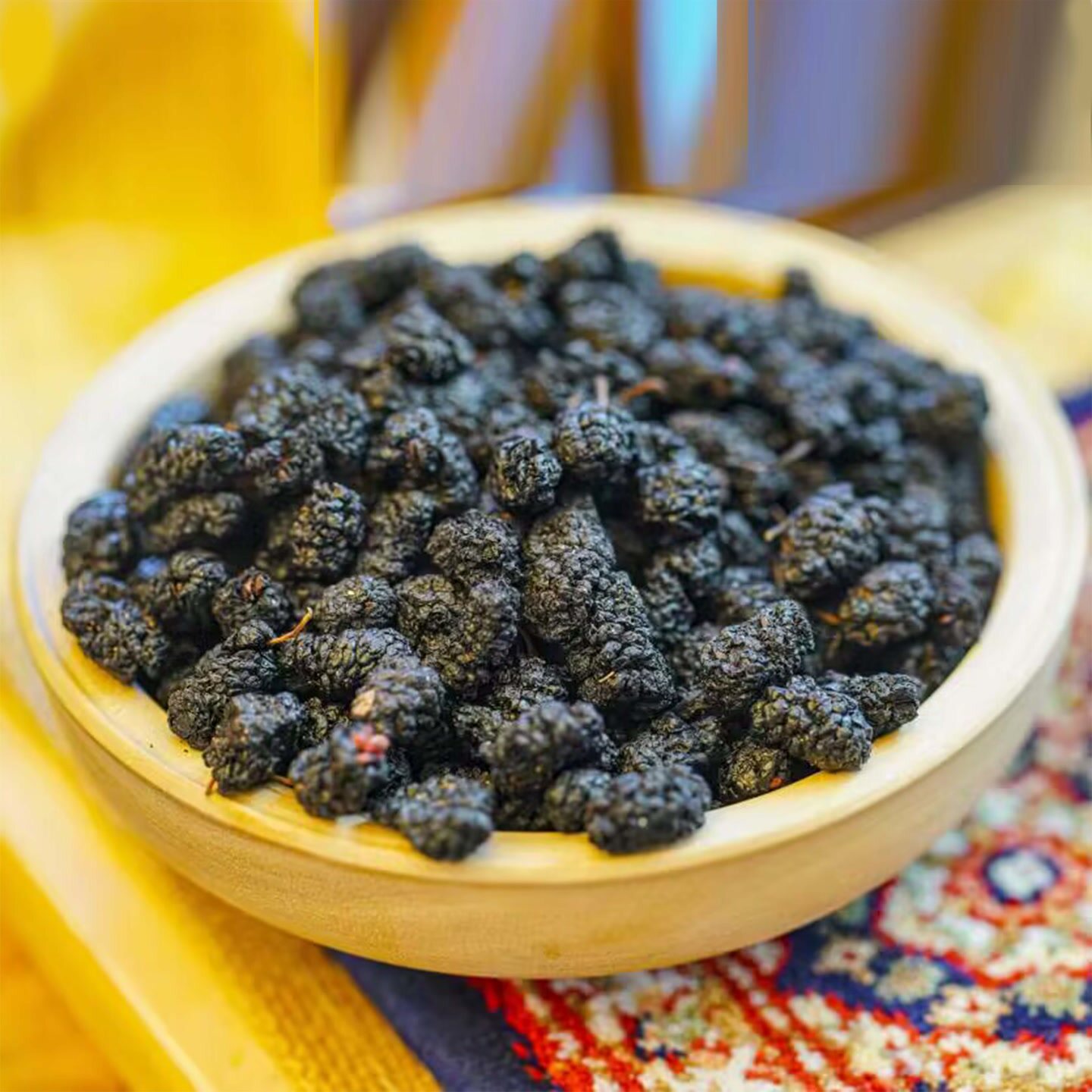 新疆吐鲁番头茬黑桑葚干250克/袋自然晾干香甜干净无沙泡酒即食