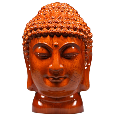 祝福客厅佛首佛头佛像实木质木雕