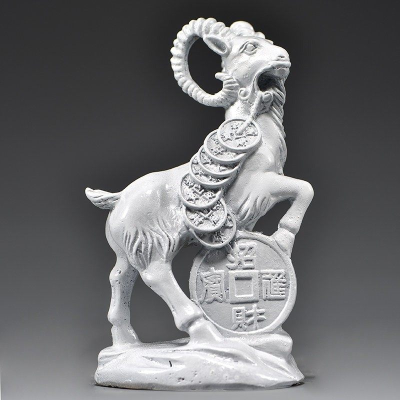 白色金属羊摆件十二生肖白色羊家居客厅办公室电视柜装饰品工艺品,家居饰品,装饰摆件,淘宝优惠券,粉丝福利购,淘宝优惠卷