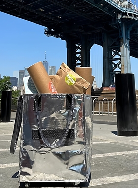 瑞士HULKEN浩肯小包登机同款拉杆背包折叠收纳手提带轮行李旅行袋