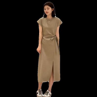 BLLOUKE赫本风黑色连衣裙子女夏季2025新款茶歇法式高级感小个子