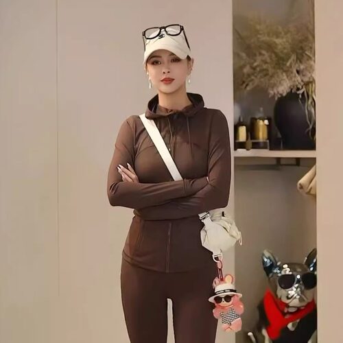 【多多还是多多】修身显瘦运动休闲拉链瑜伽夹克DX-RMS2088