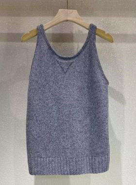 【多多还是多多】三角标羊毛羊绒背心BGE-M6902