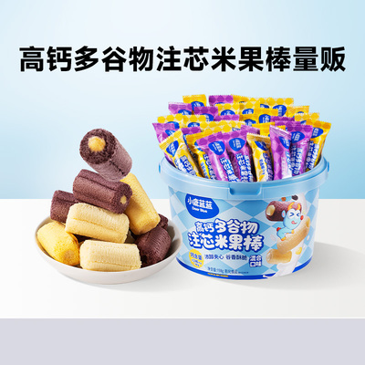 小鹿蓝蓝高钙多谷物注芯米果棒