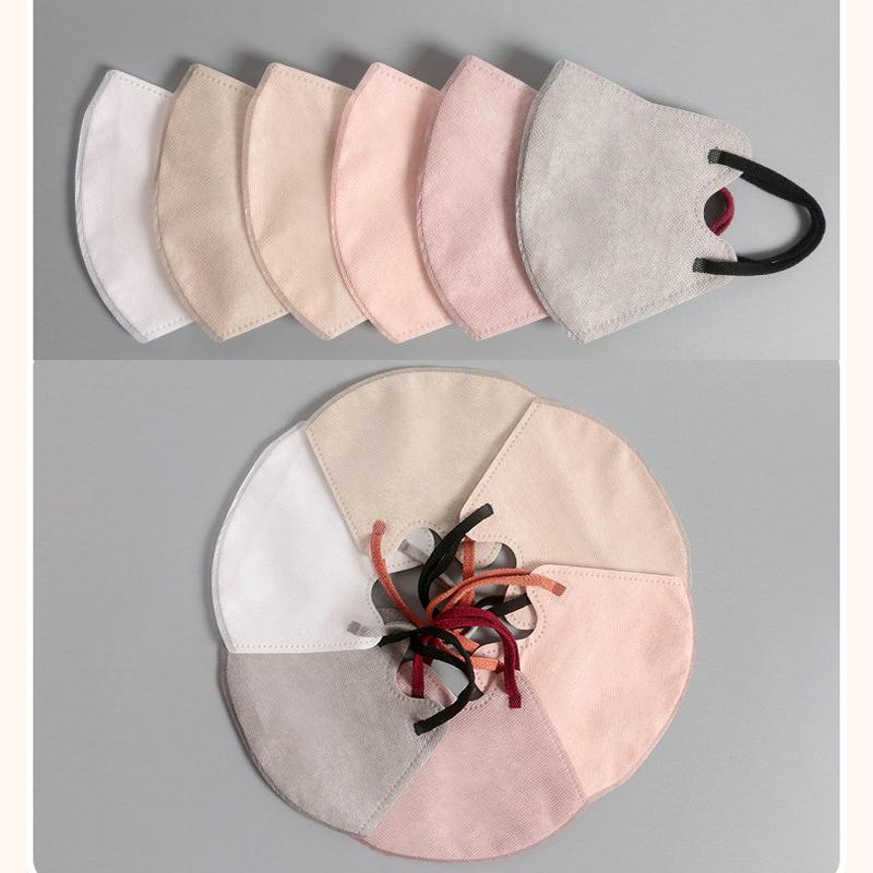 3d立体口罩日系三层薄款小颜值透气日版成人泡泡纱耳绳独立包装