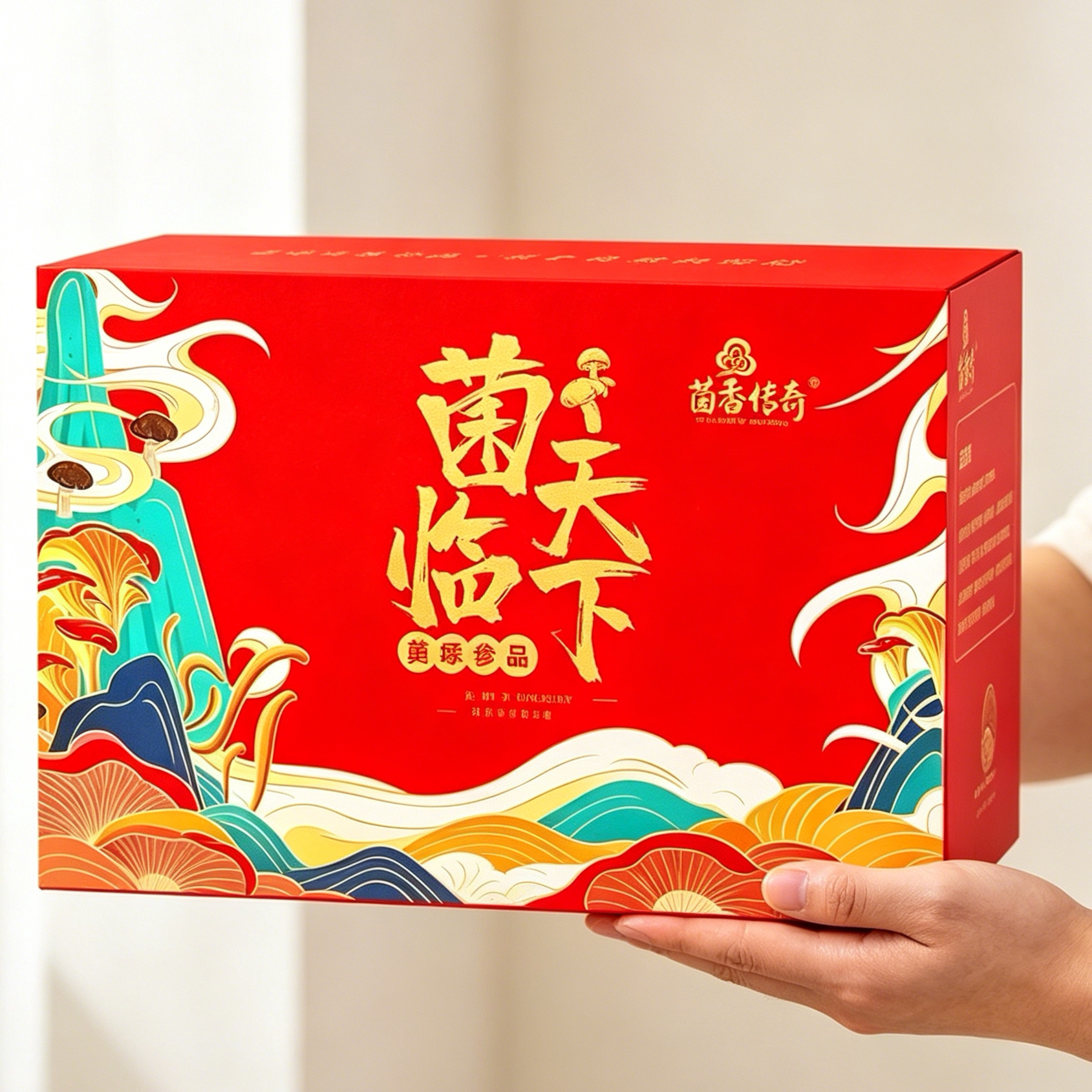 菌香传奇七彩菌汤包礼盒年货大礼盒云南特产春节礼包团购伴手礼