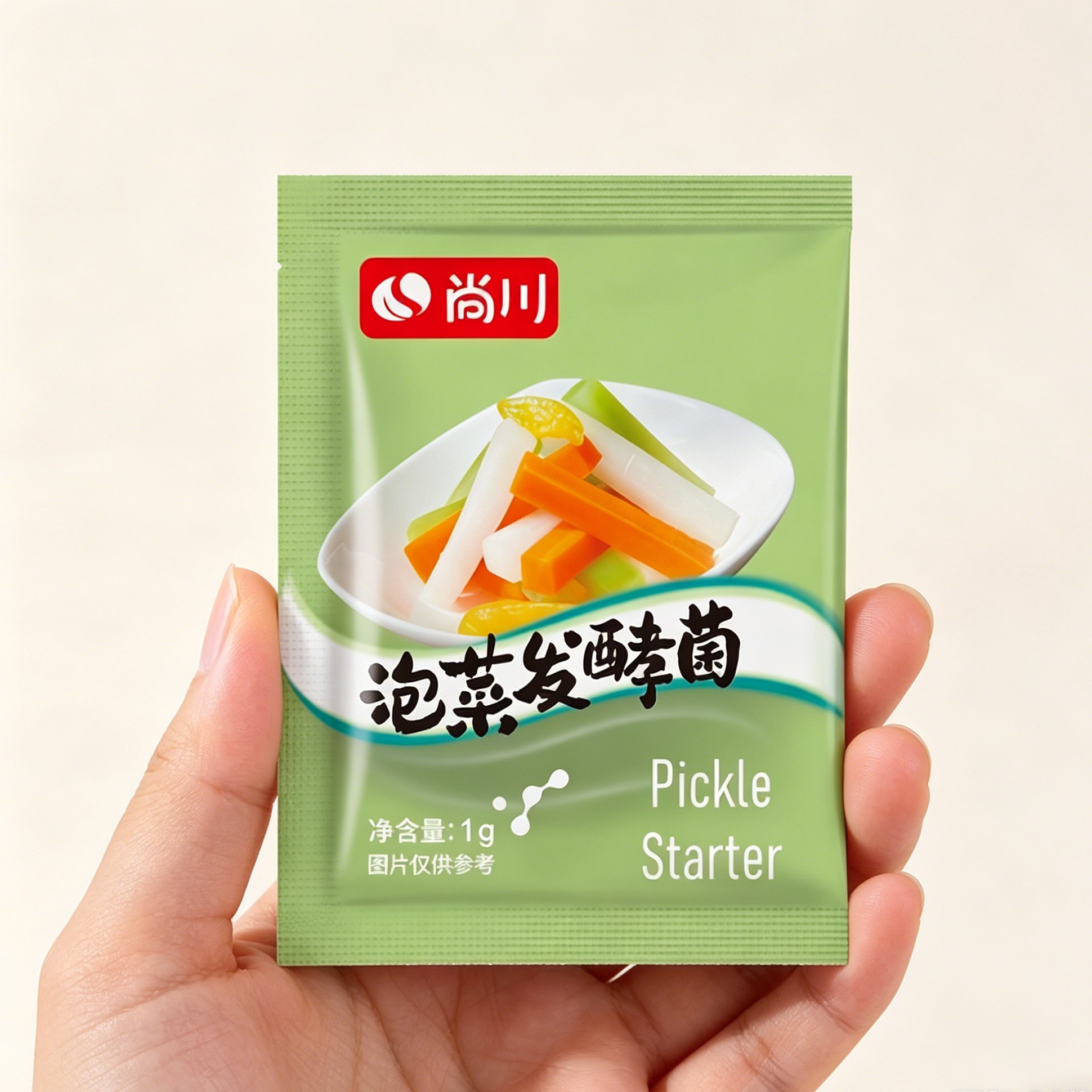 尚川泡菜乳酸菌家用自制酸菜韩式东北四川泡菜菌种发酵剂1g/袋