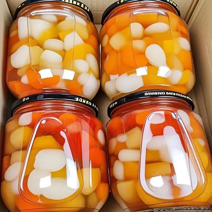 什锦水果罐头510g*4大瓶新鲜水果罐头老年零食2大瓶整箱解馋零食