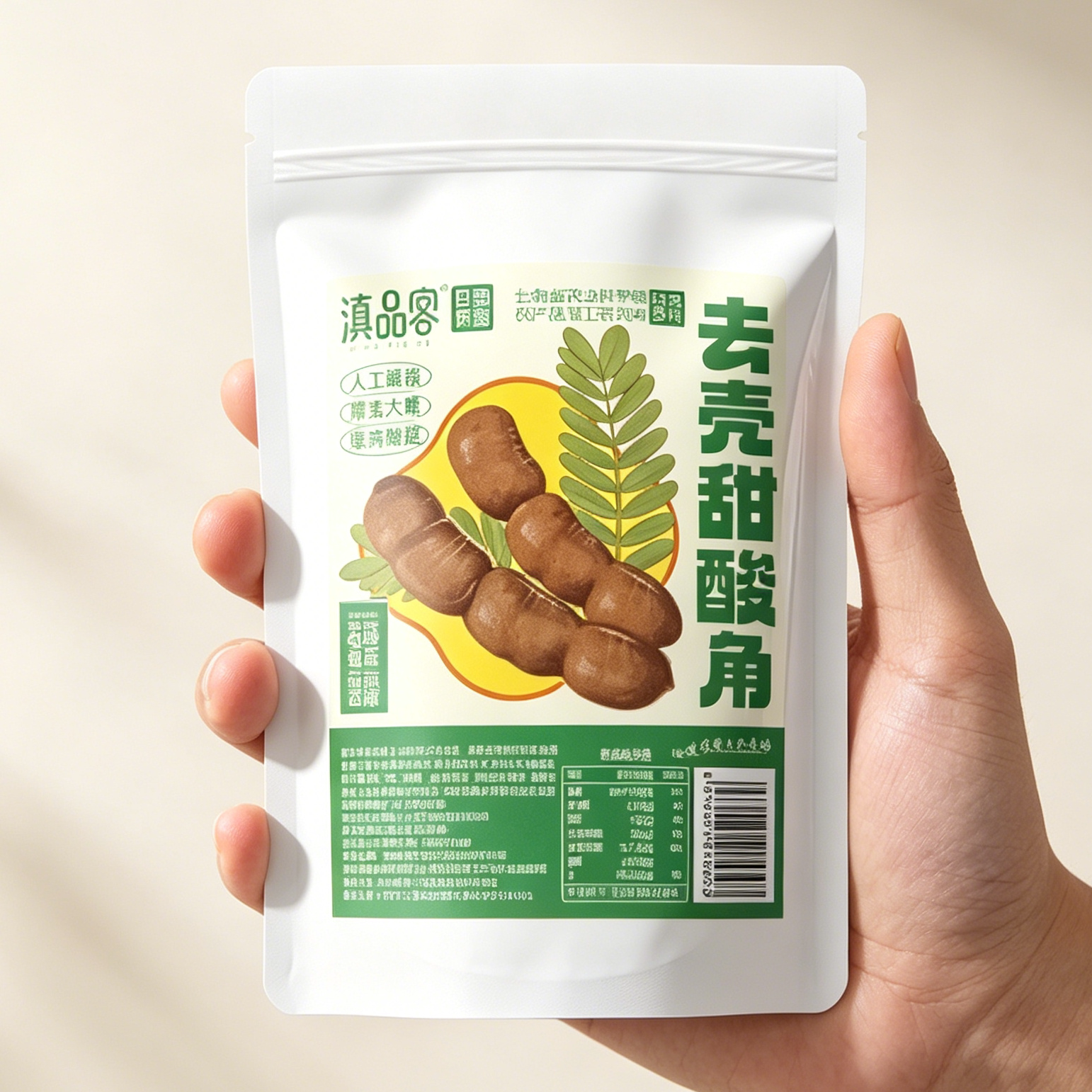 滇品客云南大甜酸角独去壳免剥甜角新鲜大果酸甜角零食无壳甜酸角