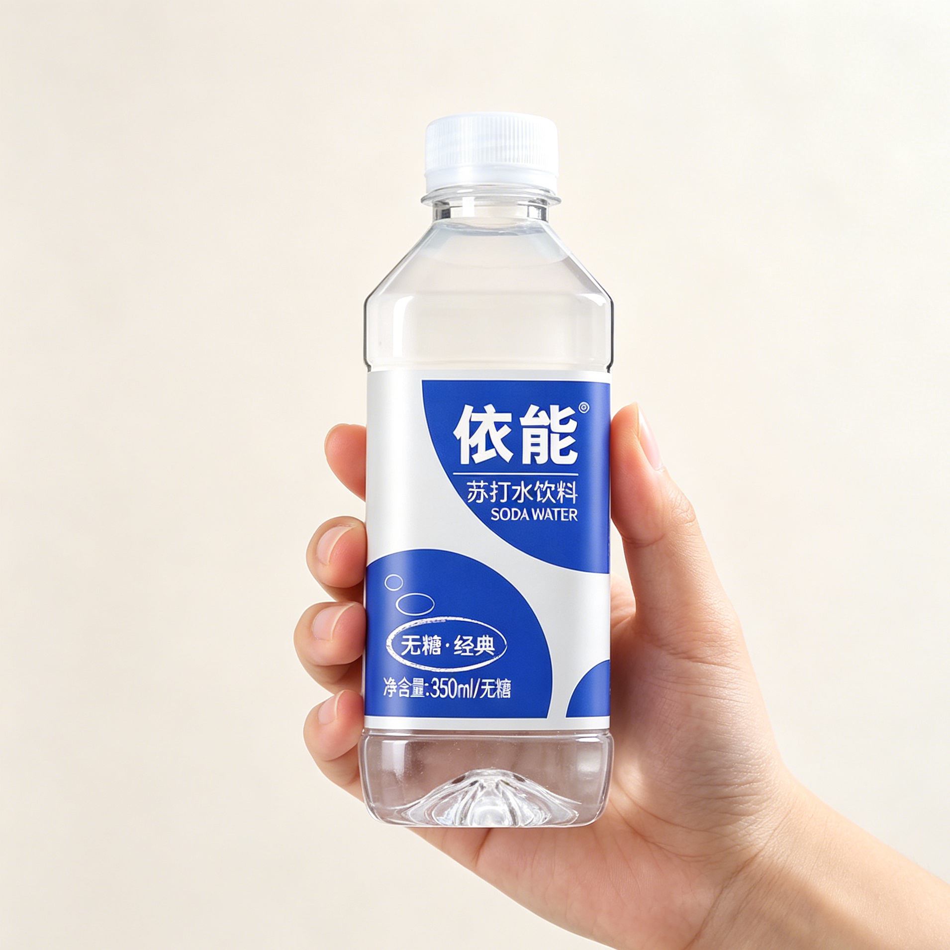 依能苏打水饮料 柠檬味无糖无汽弱碱 饮用水 350ml*15瓶