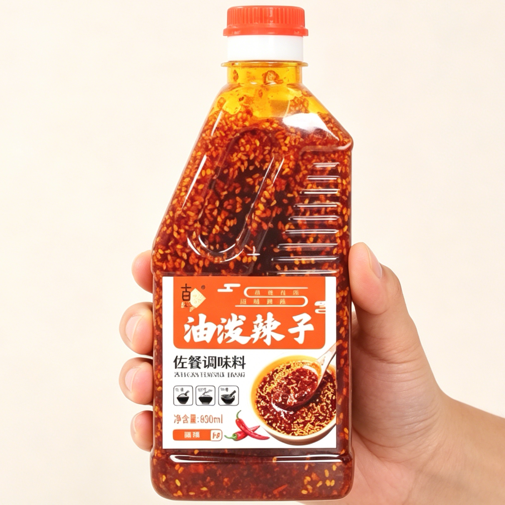 吉匠四川红油辣椒油420g正宗油泼辣子辣椒酱凉菜调料家用各种辣度