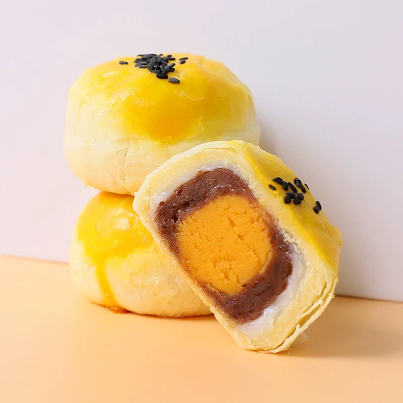 КрылоBeibu Gulf Sea Duck Egg Yolk Crisp 12 штук 1 коробка завтрак подарок снеки пирог соленый утиные яйца