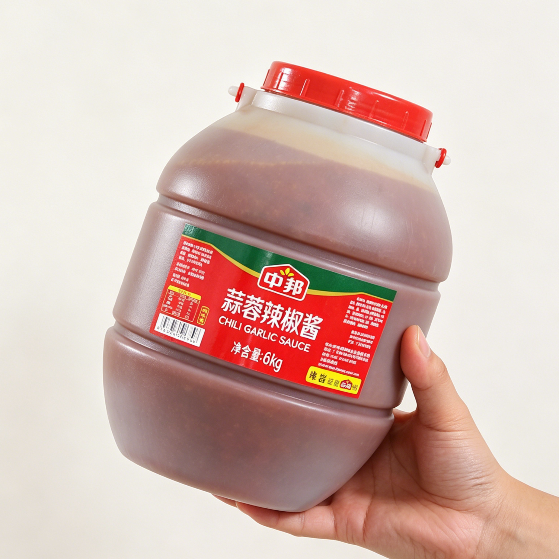 商用大桶装中邦桂林蒜蓉辣椒酱