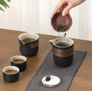 原299!网易严选正品 忘忧 山水禅风旅行茶具套装 礼盒版